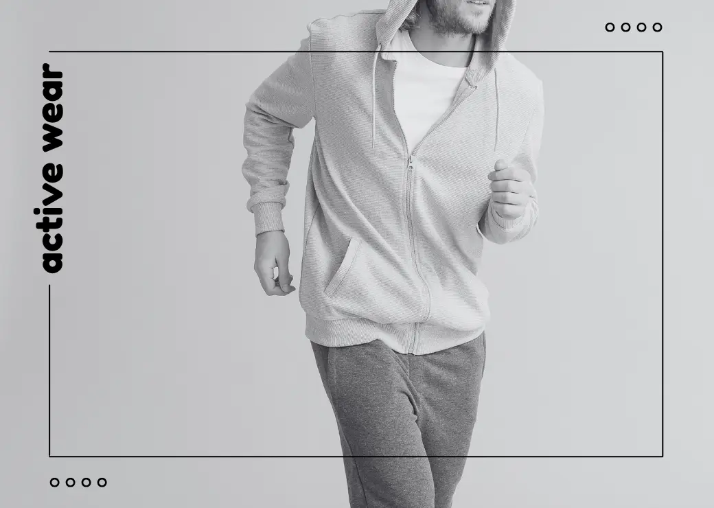 Clickable Tag for Men's Active Wear