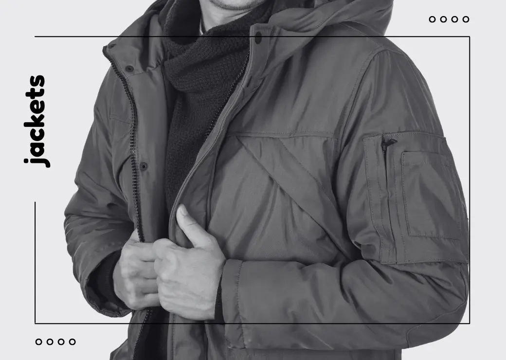Clickable Tag for Men's Jackets