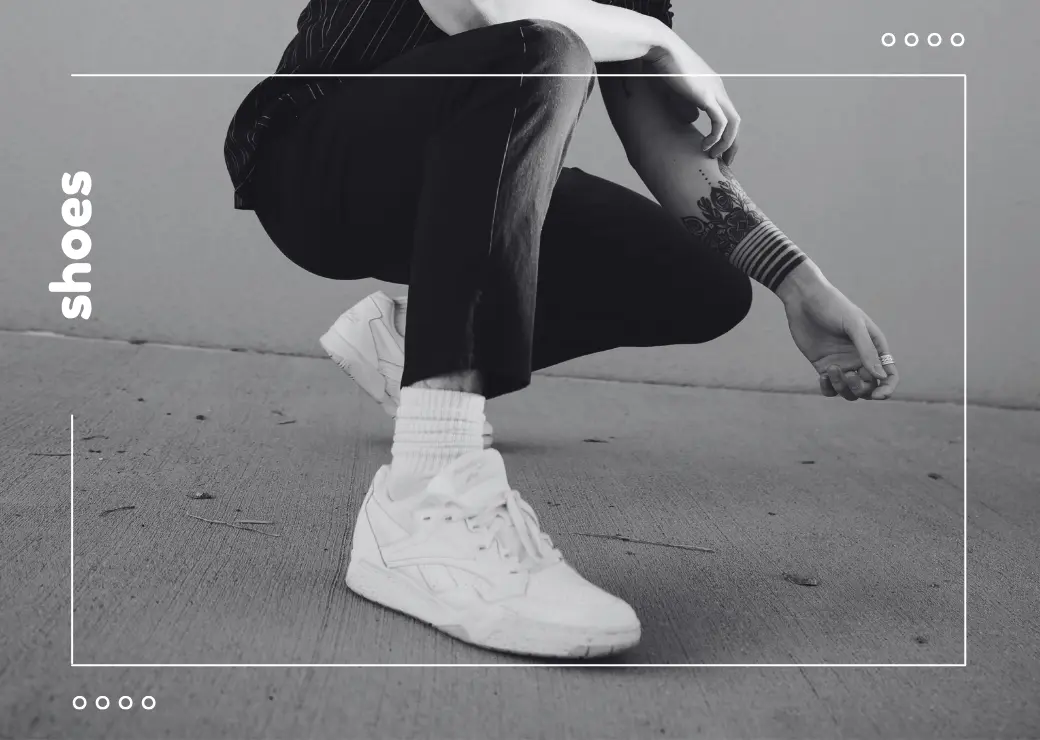 Clickable Tag for Men's Shoes