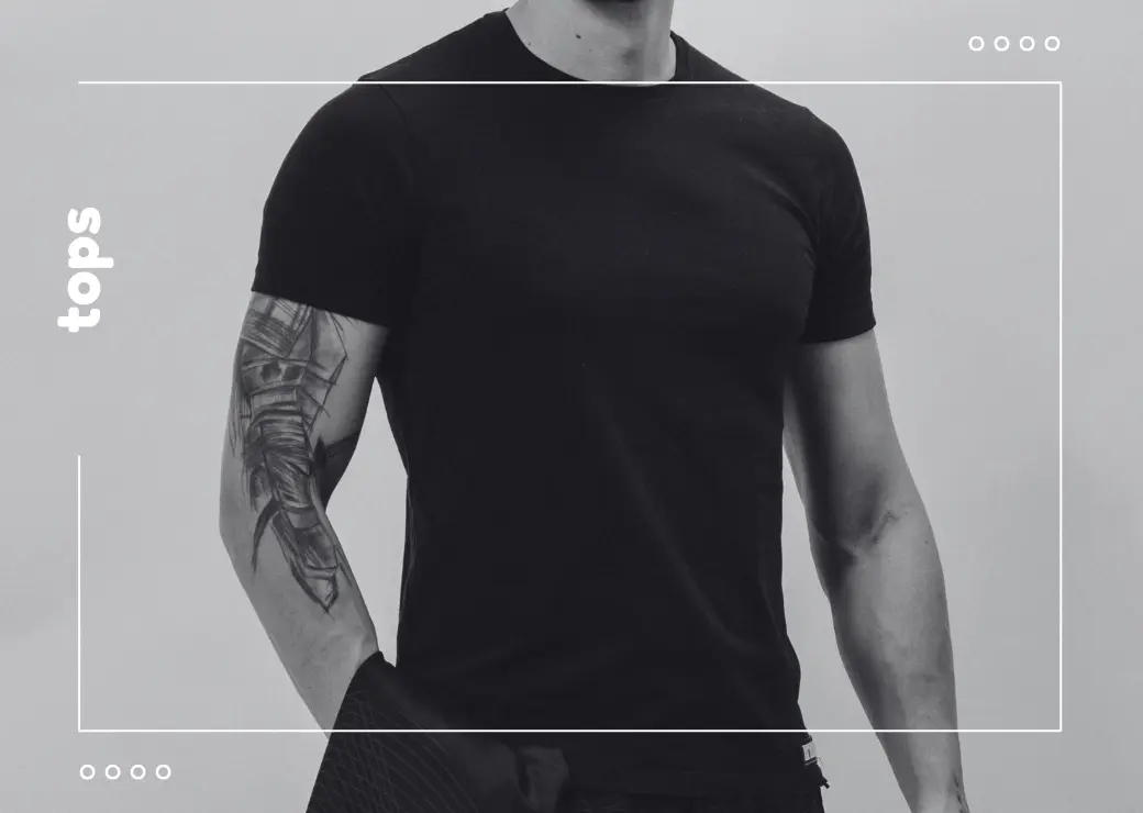 Clickable Tag for Men's Tops